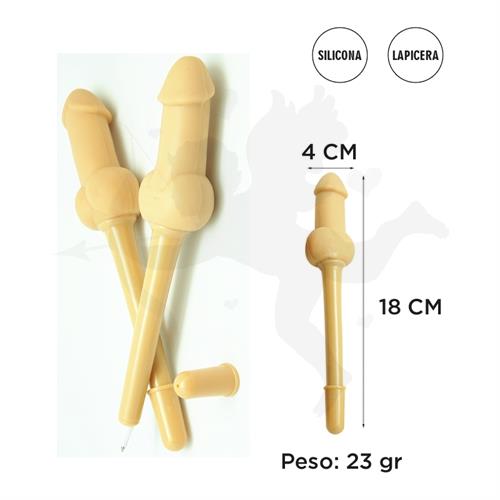 Lapicera con forma de pene